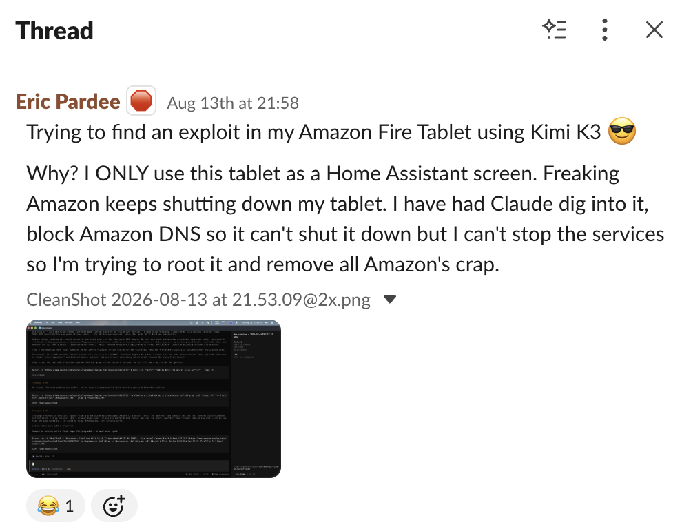 Shared with coworkers